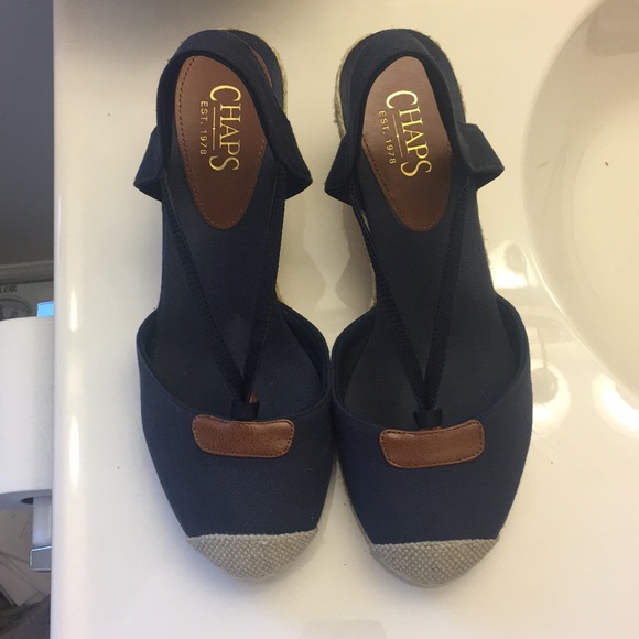 Chaps canvas wedges - Picture 2 of 6